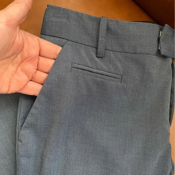 Banana Republic Jackson Fit Women’s Sz 6L Blue Gray Dress Pants Office Trousers - Picture 6 of 15